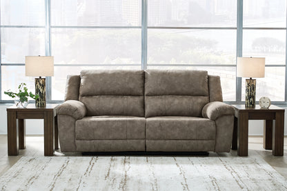 Laresview Fossil Gray Reclining Living Room Set