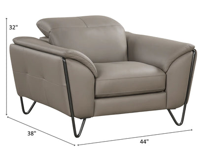 Lavinia Leather Recliner Living Room Set
