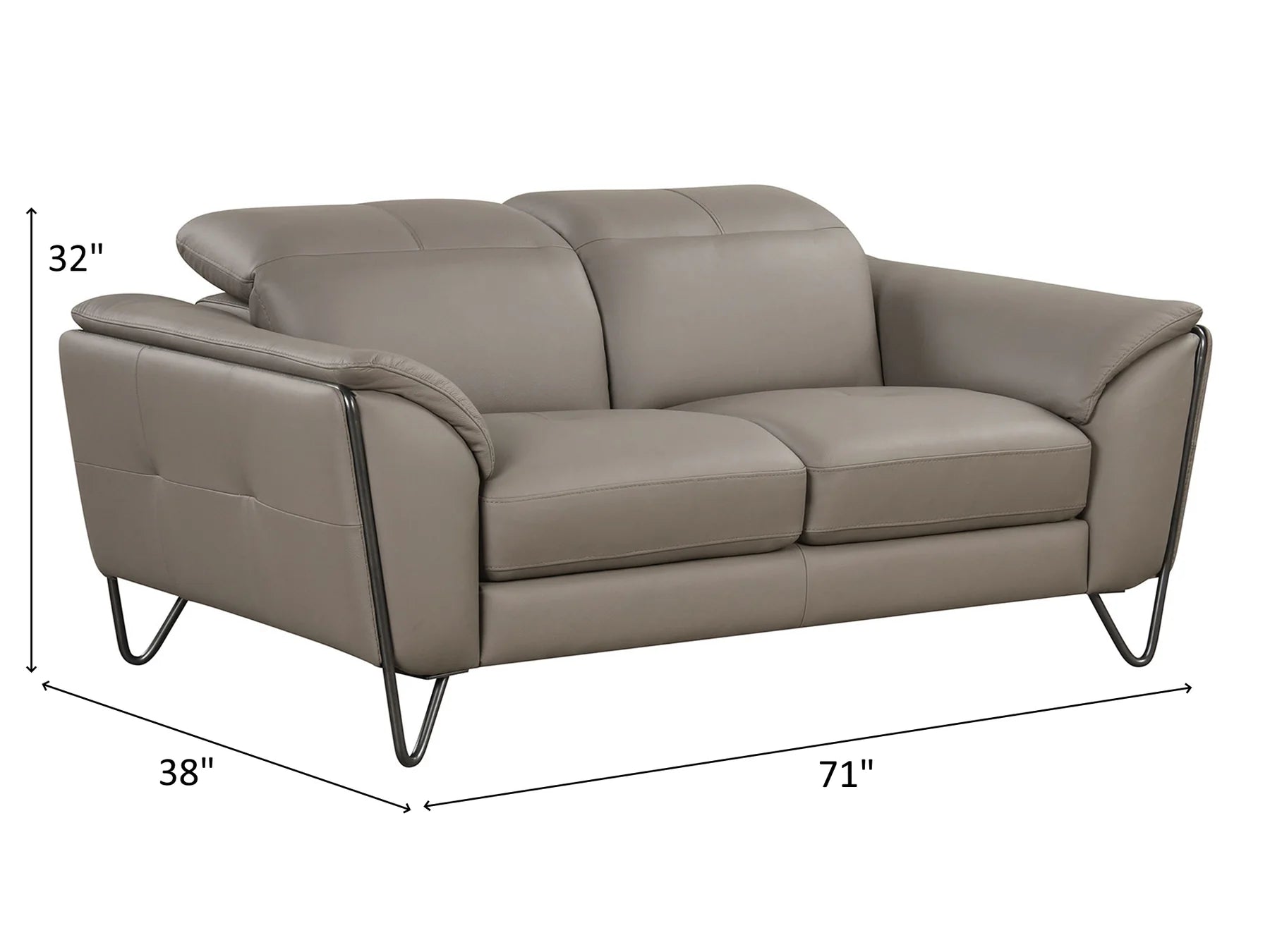 Lavinia Leather Recliner Living Room Set