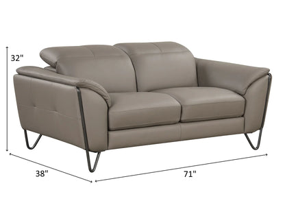 Lavinia Leather Recliner Living Room Set