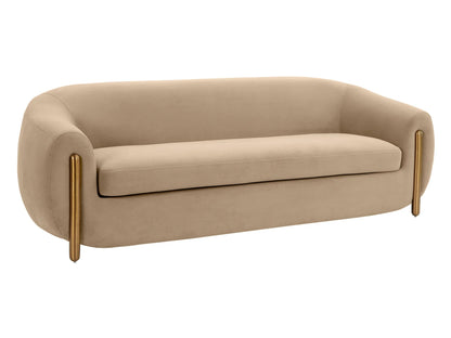 Sofá seccional de dos piezas Lindyn color marfil