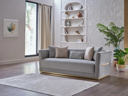 Monroe Merit Gray Living Room Set