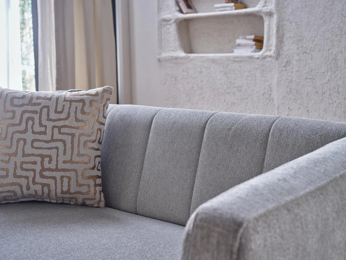 Monroe Merit Gray Living Room Set