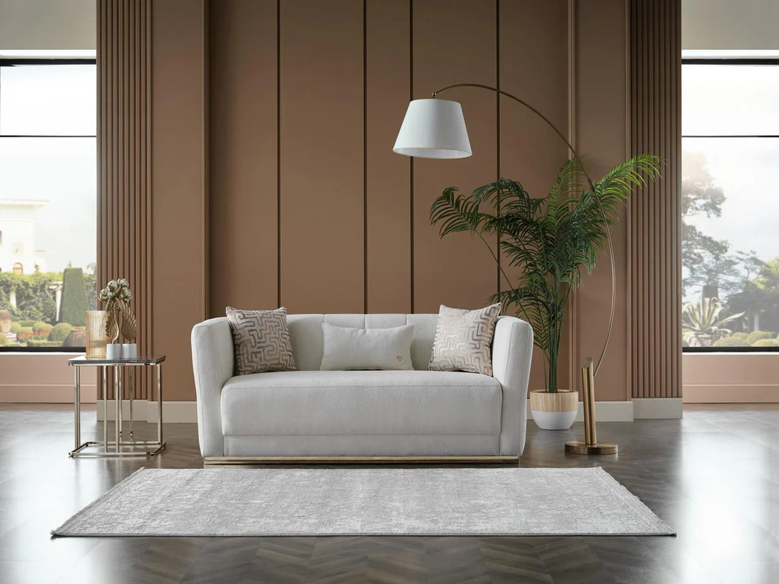Monroe Merit Cream Living Room Set