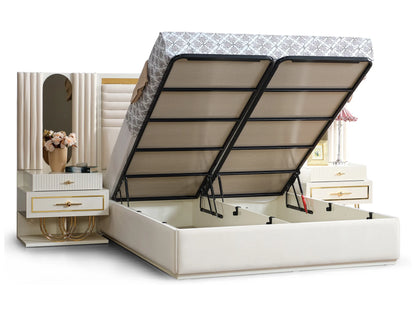 Juego de dormitorio con almacenaje Marsel