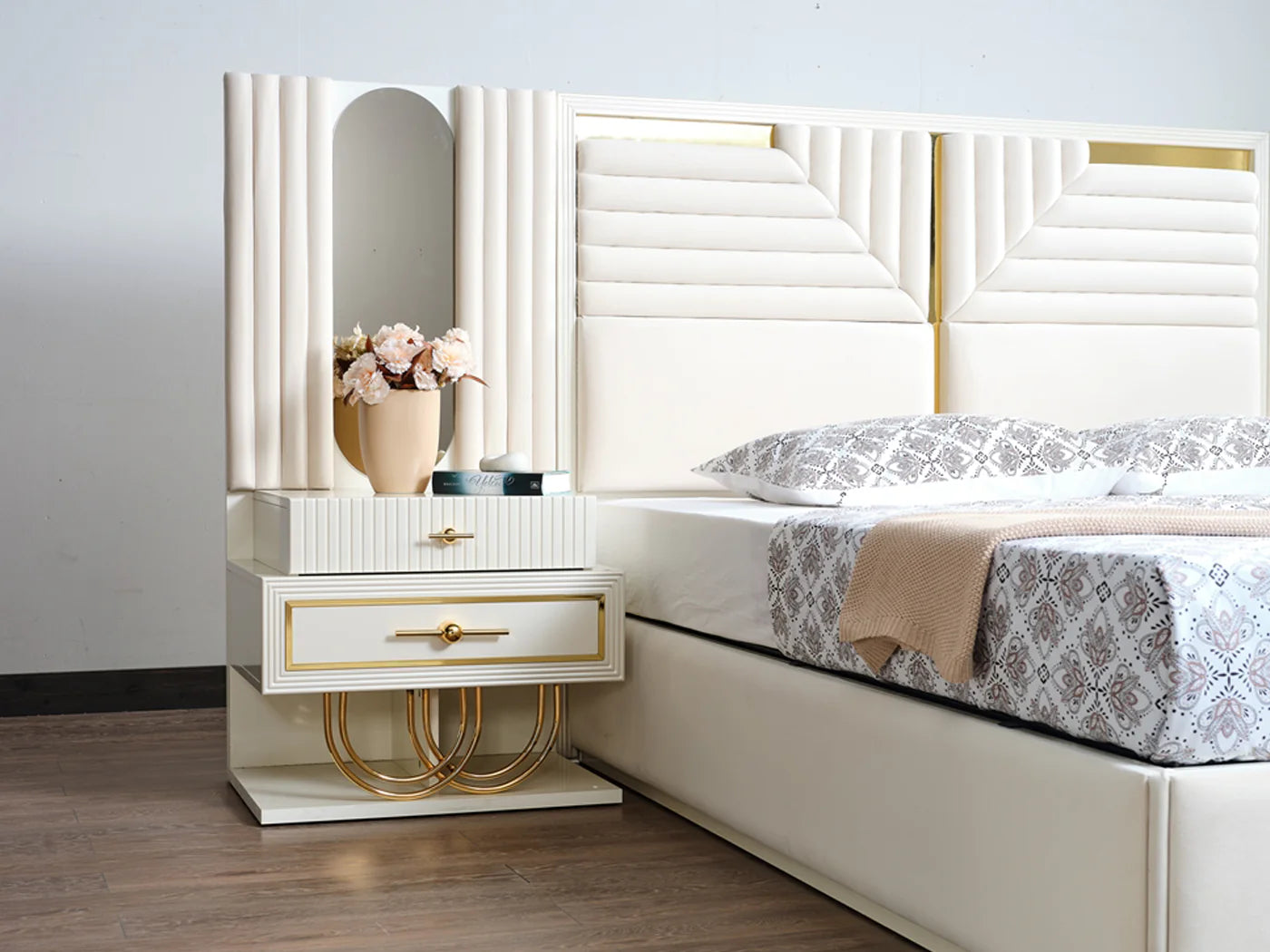 Juego de dormitorio con almacenaje Marsel