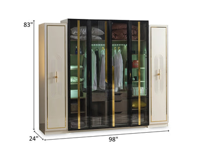Juego de dormitorio con almacenaje Marsel