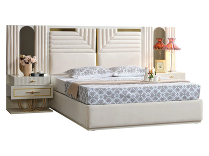Juego de dormitorio con almacenaje Marsel
