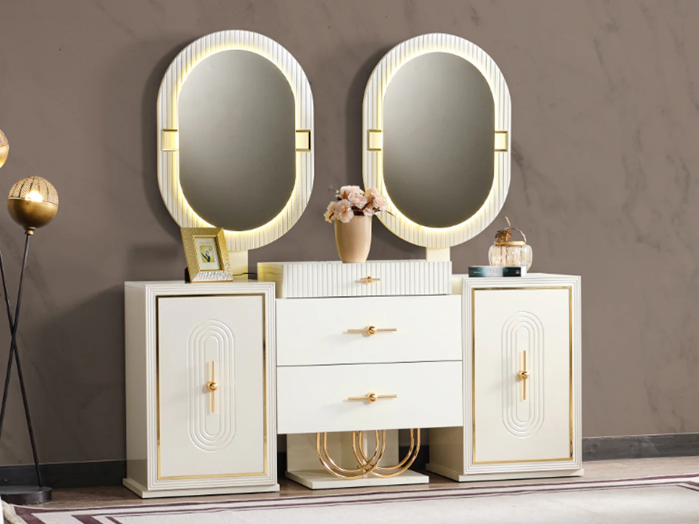 Juego de dormitorio con almacenaje Marsel