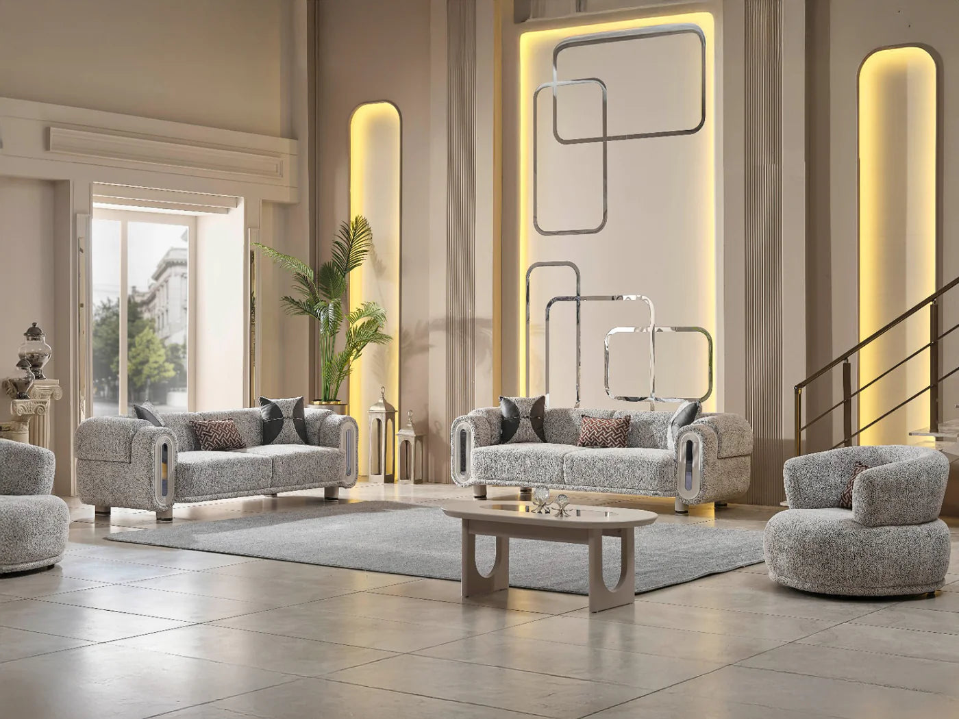 Parma Max 93.3&quot; Wide Extendable Sofa