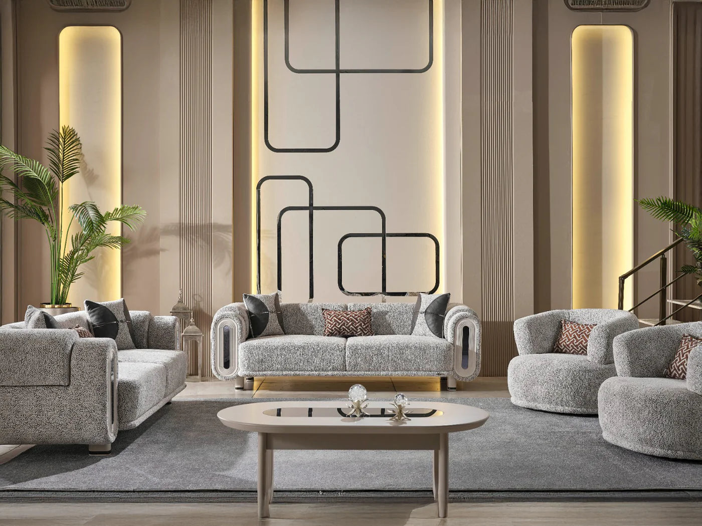 Parma Max 93.3&quot; Wide Extendable Sofa