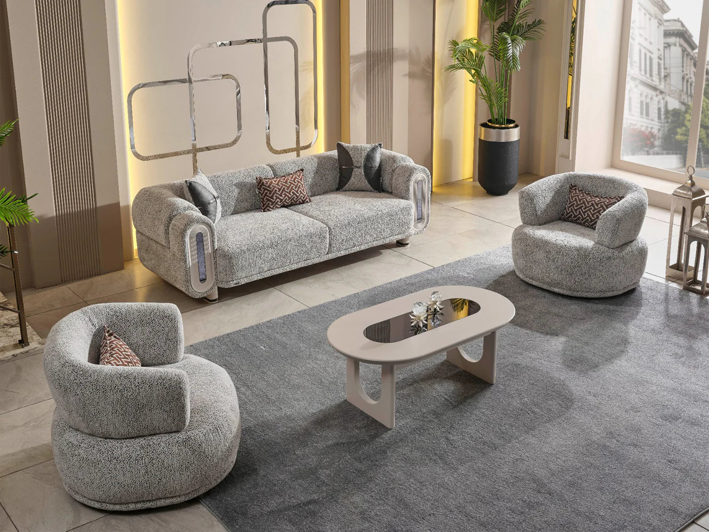 Parma Max 93.3&quot; Wide Extendable Sofa