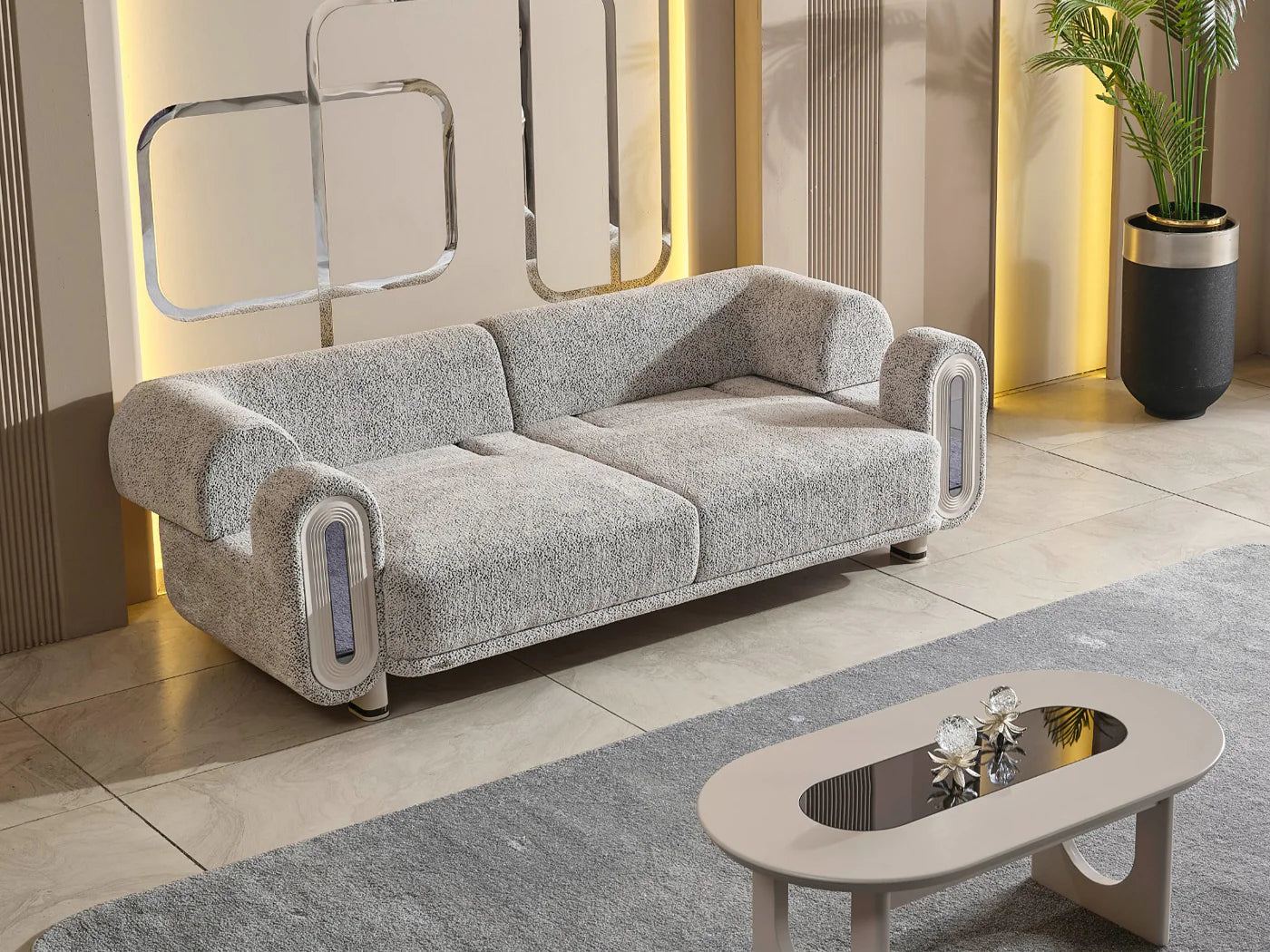 Parma Max 93.3&quot; Wide Extendable Sofa
