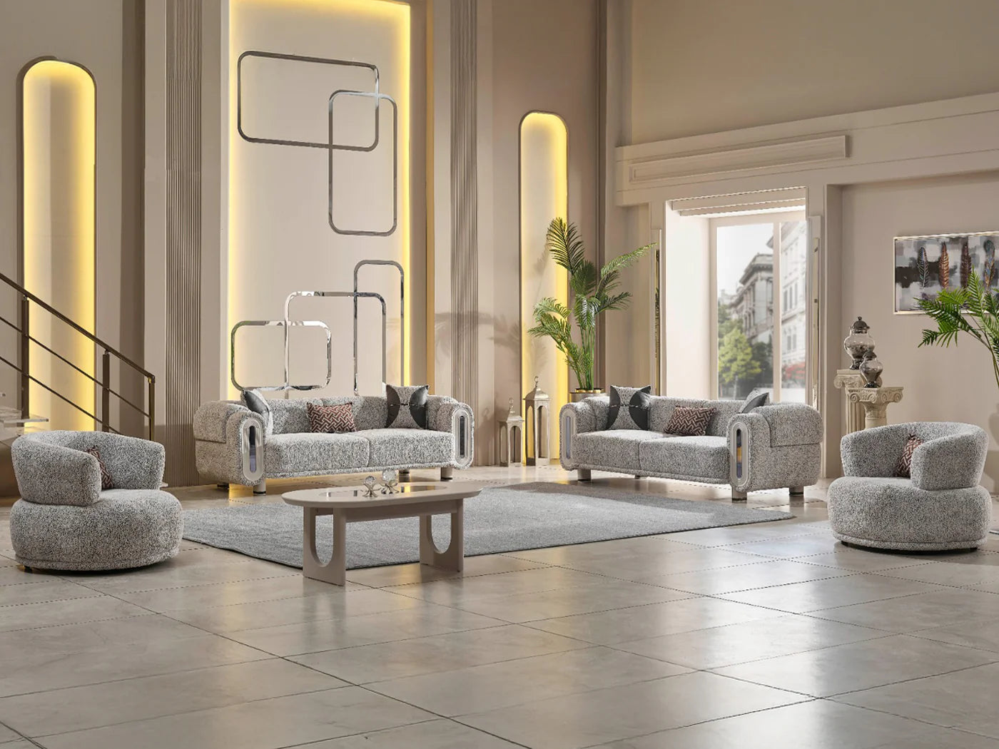 Parma Max 93.3&quot; Wide Extendable Sofa