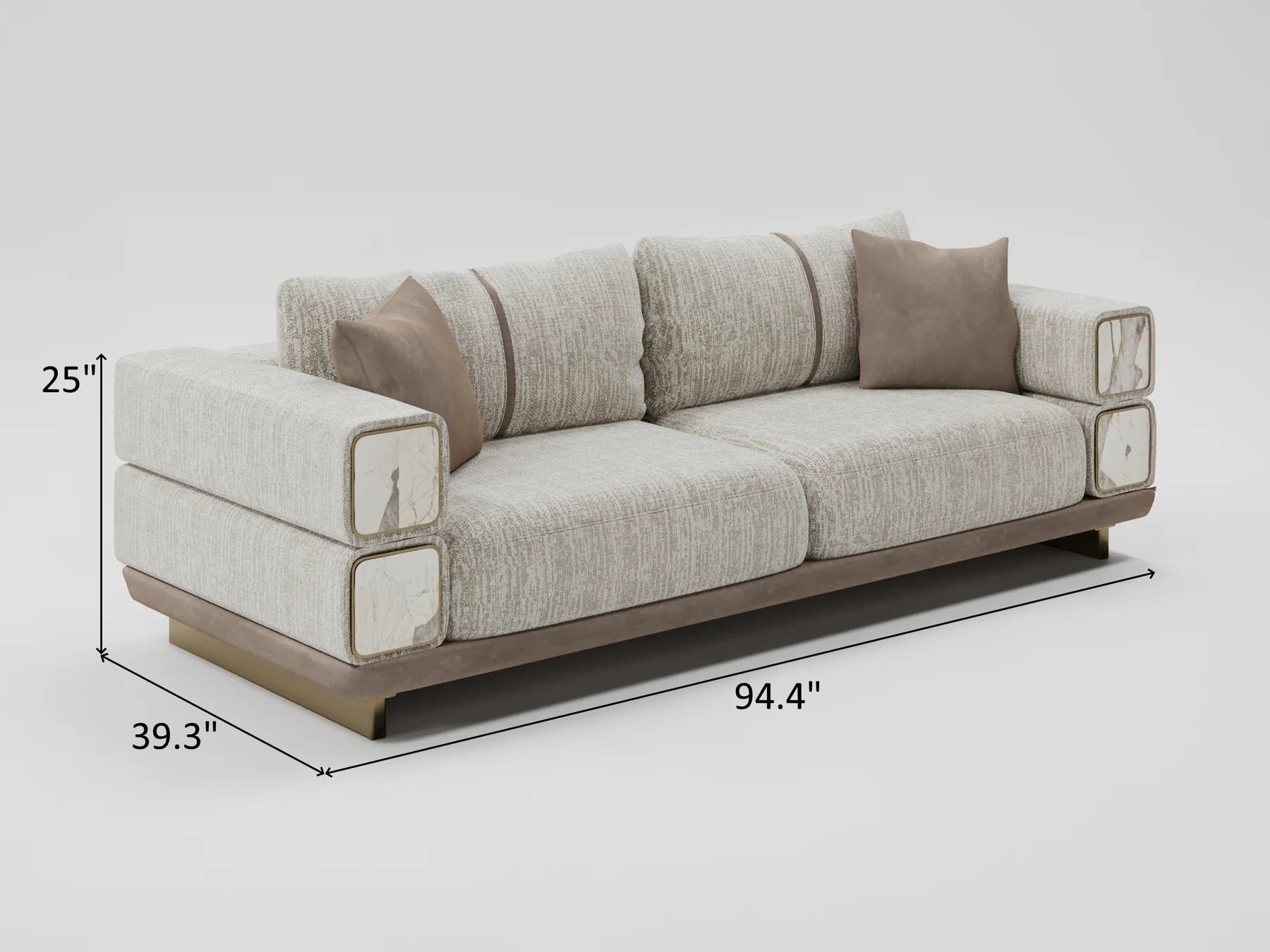 Kano 94.4&quot; Wide Sofa