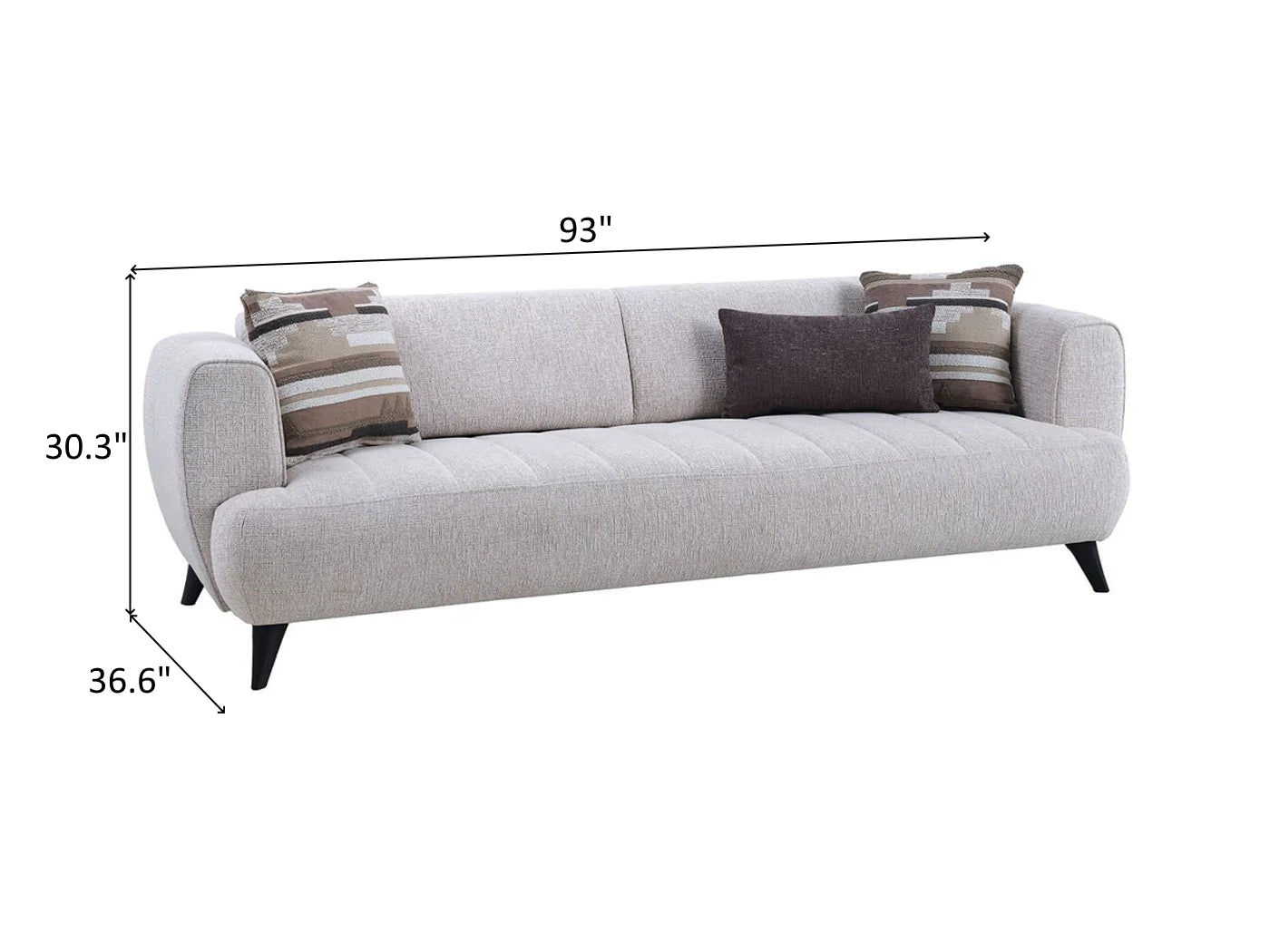 Mona 93&quot; Wide Extendable Sofa