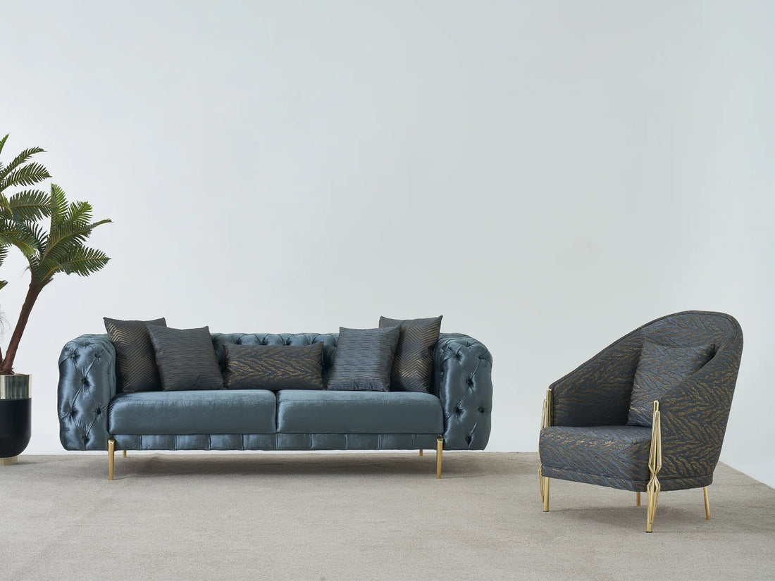 Moss 90.5&quot; Wide Tufted Sofa