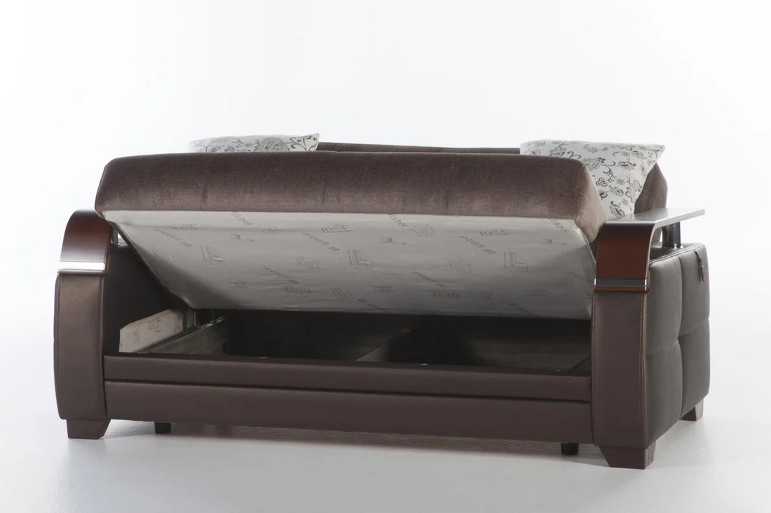Natural Prestige Brown Living Room Set