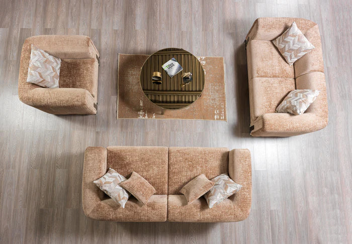 Brenda Coffee Boucle Accent Chair