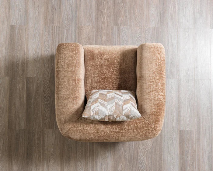 Brenda Coffee Boucle Accent Chair