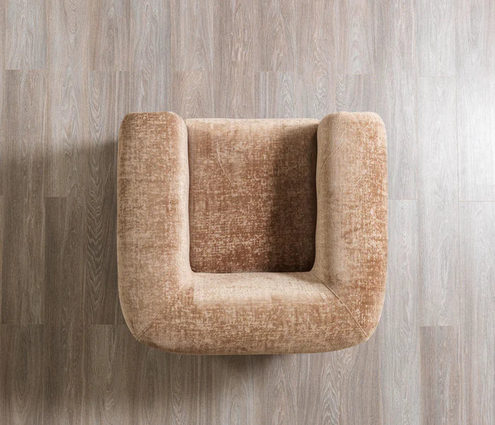 Brenda Coffee Boucle Accent Chair