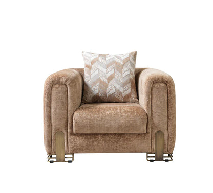 Brenda Coffee Boucle Accent Chair