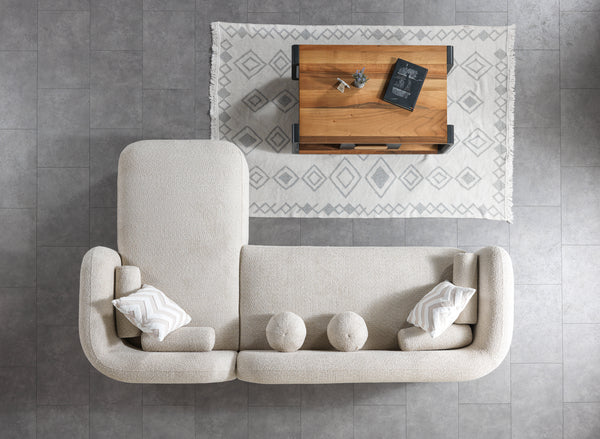 Liva Sand Boucle RAF 110&quot; Sectional
