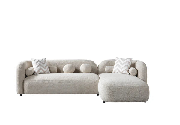 Liva Sand Boucle RAF 110&quot; Sectional