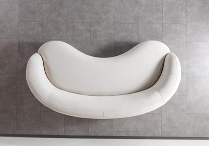 Bonita Ivory Velvet Sofa