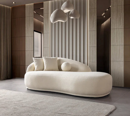 Bonita Ivory Boucle Sofa Chaise