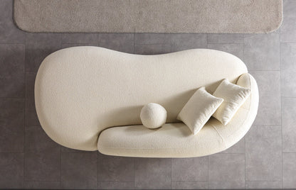 Bonita Ivory Boucle Sofa Chaise