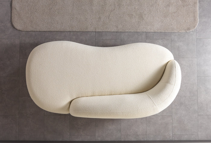 Bonita Ivory Boucle Sofa Chaise