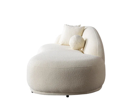 Bonita Ivory Boucle Sofa Chaise