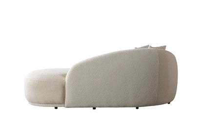 Bonita Ivory Boucle Sofa Chaise