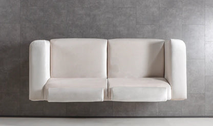 Fabiana Ivory Velvet Sofa