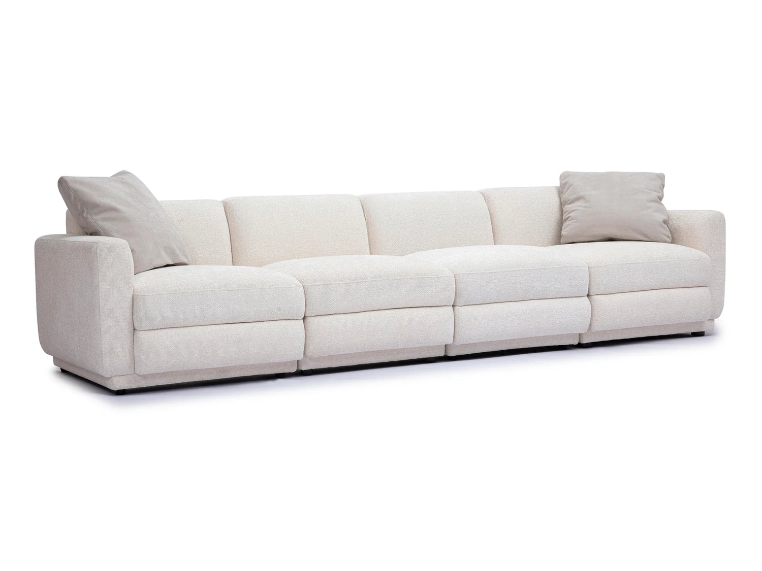 Sofá seccional de dos piezas Lindyn color marfil