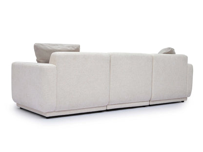 Sofá seccional de dos piezas Lindyn color marfil