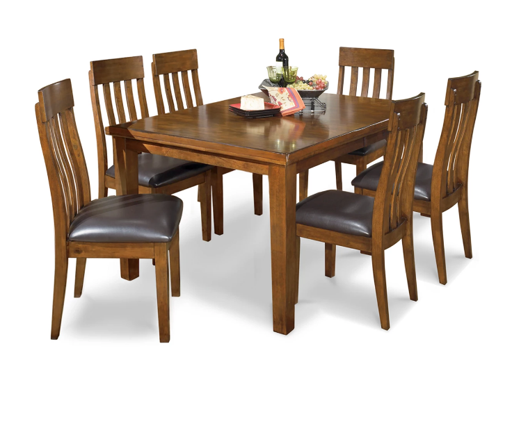 Ralene Medium Brown Extendable Dining Set