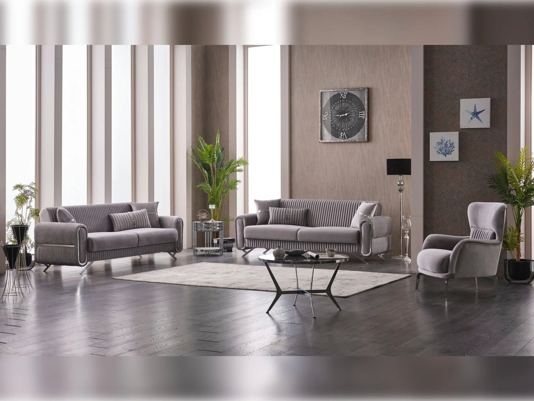 Royal Modern 3-Piece Living Room Set