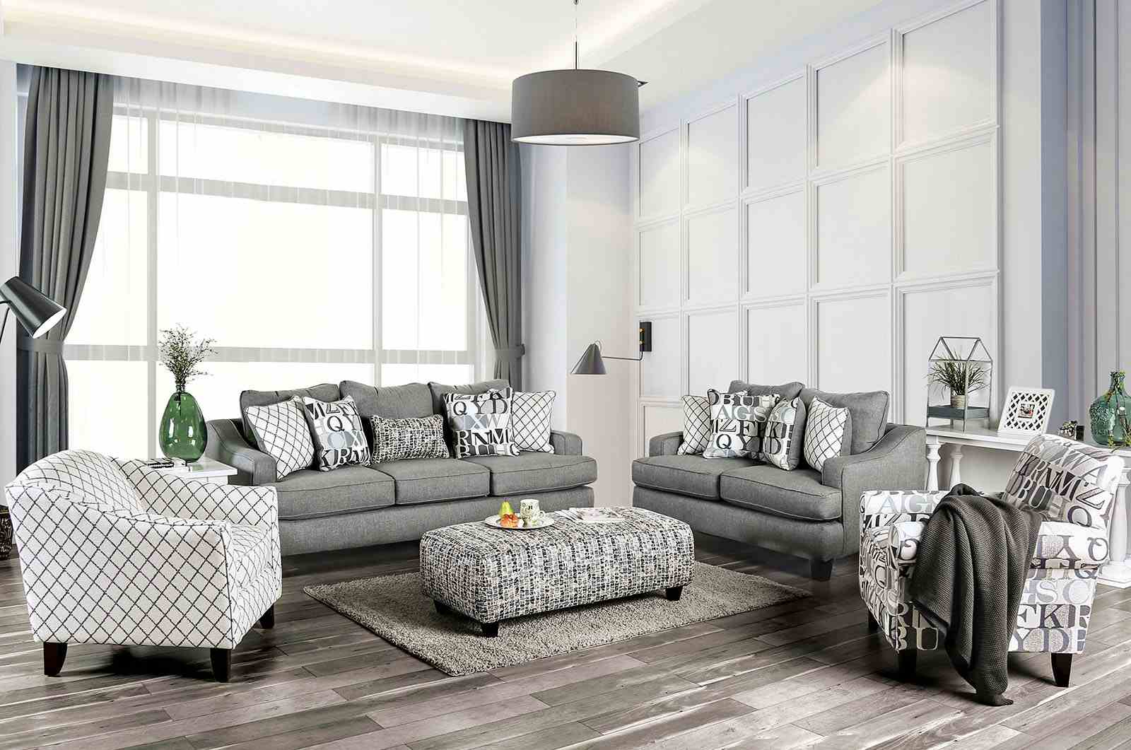 Verne Transitional Living Room Set