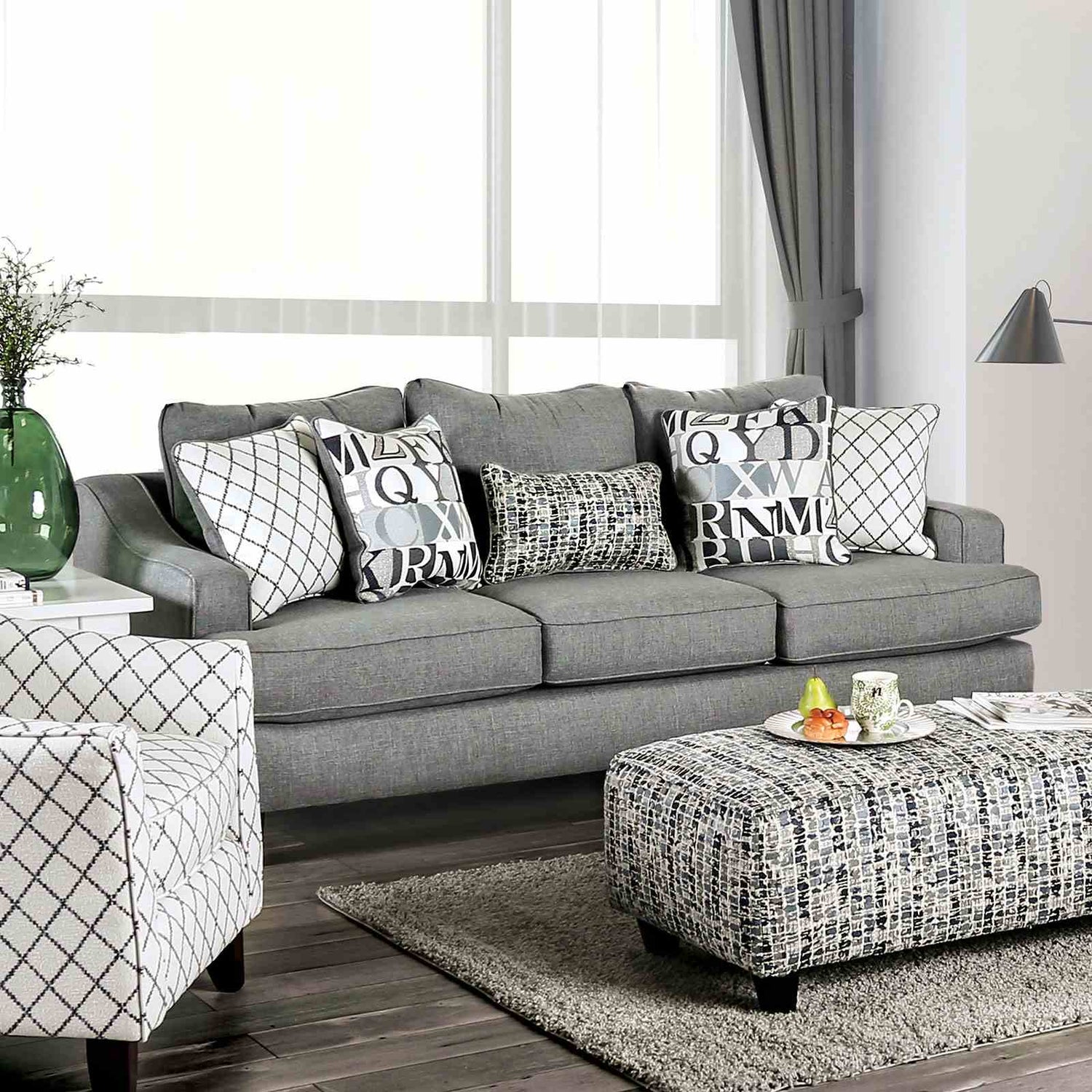 Verne Transitional Living Room Set