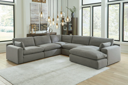 Elyza 5-Piece RAF Sectional - Decohub Home