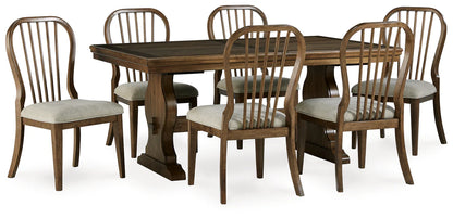 Sturlayne Brown Dining Table with 6 Chairs