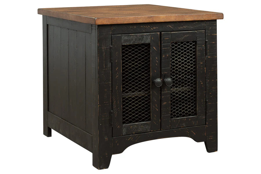 Valebeck Black End Table