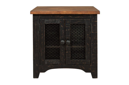 Valebeck Black End Table