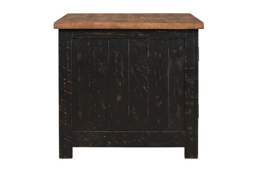 Valebeck Black End Table