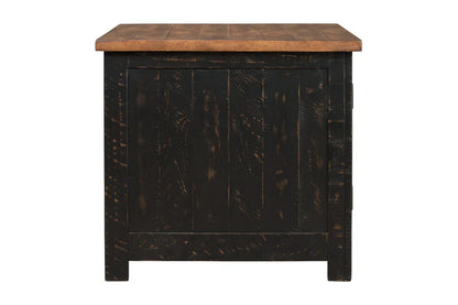 Valebeck Black End Table