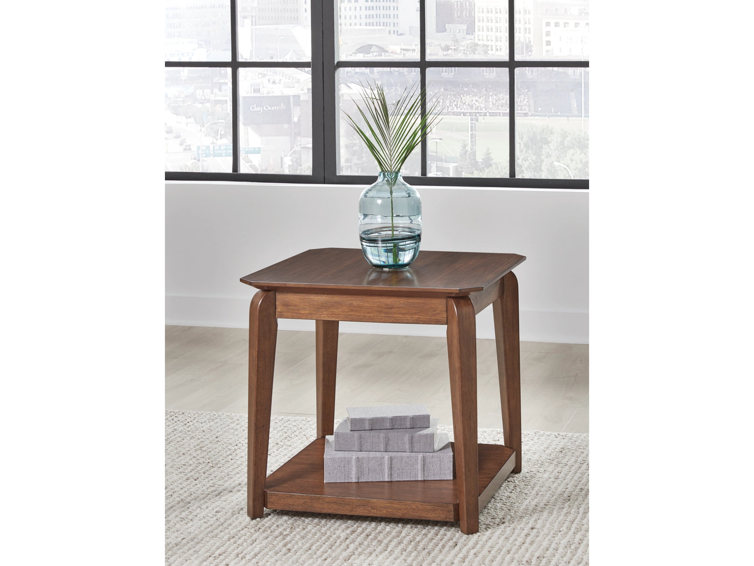 Trenmour Medium Brown End Table