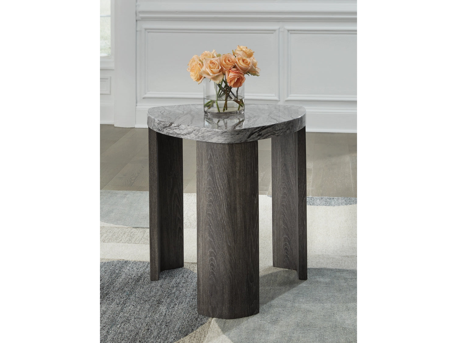 Surmour Gray End Table