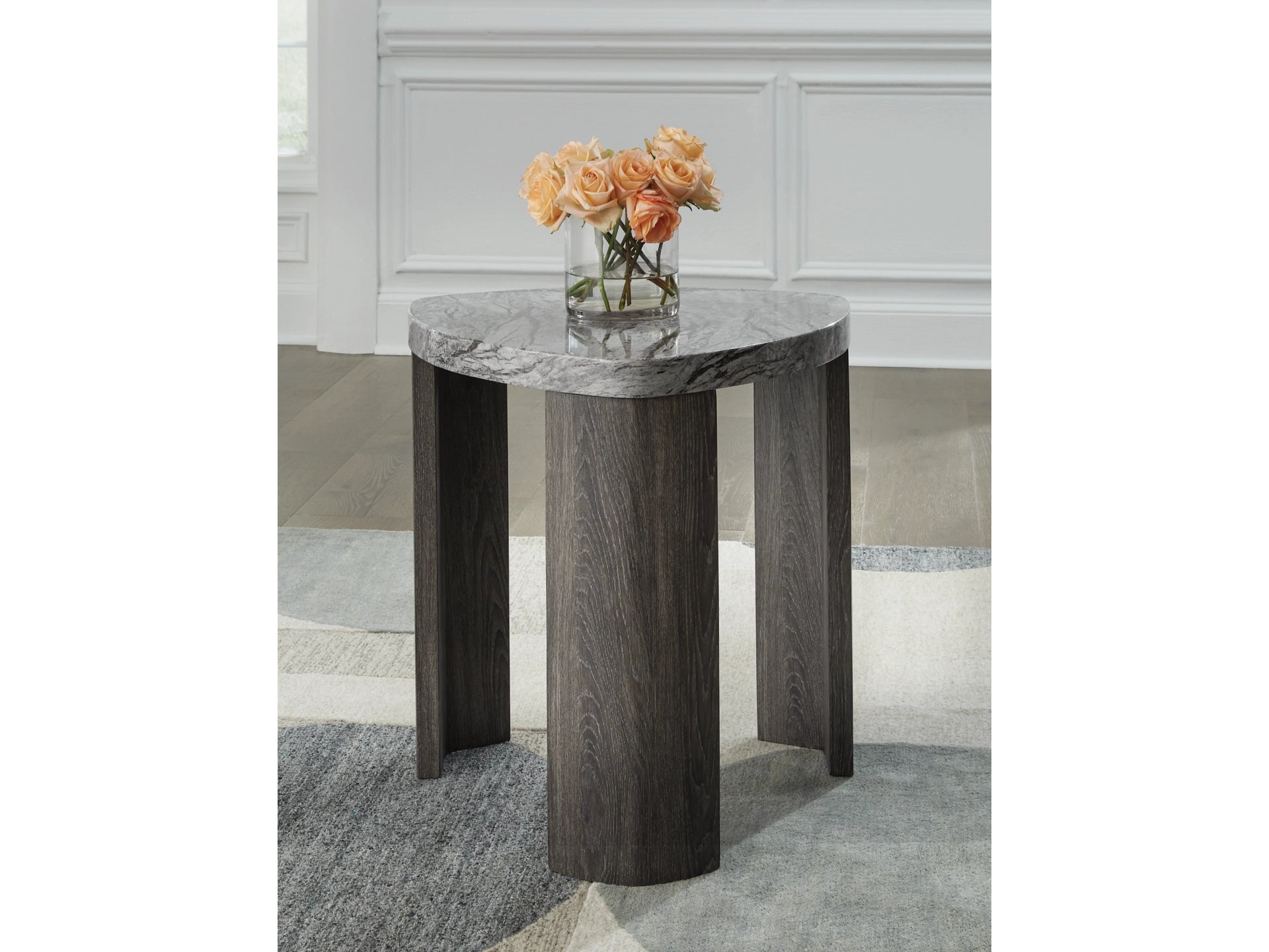 Surmour Gray End Table